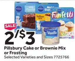 Stop&Shop Pillsbury Cake or Brownie Mix or Frosting offer