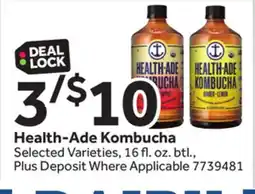 Stop&Shop Health-Ade Kombucha offer