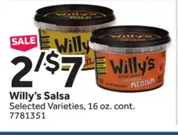 Stop&Shop Willy's Salsa offer