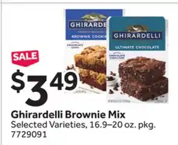 Stop&Shop Ghirardelli Brownie Mix offer