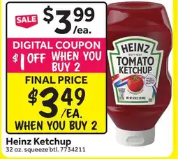Stop&Shop Heinz Ketchup offer