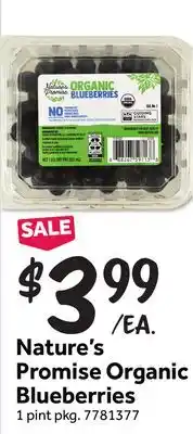 Stop&Shop Nature's Promise Organic Blueberries offer