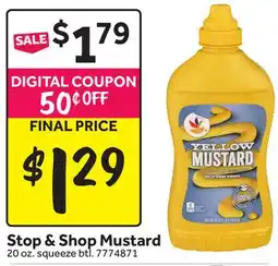 Stop&Shop Stop & Shop Mustard offer