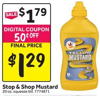 Stop&Shop Stop & Shop Mustard offer