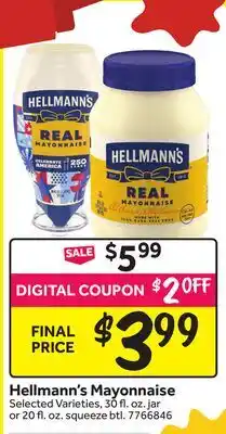 Stop&Shop Hellmann's Mayonnaise offer