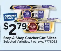 Stop&Shop Stop & Shop Cracker Cut Slices offer