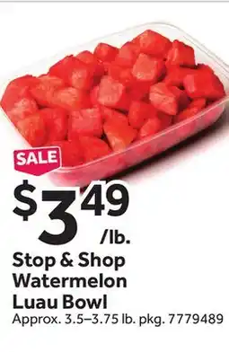 Stop&Shop Stop & Shop Watermelon Luau Bowl offer