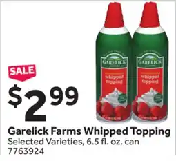 Stop&Shop Garelick Farms Whipped Topping offer