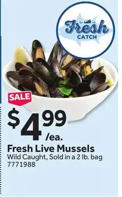 Stop&Shop Fresh Live Mussels offer