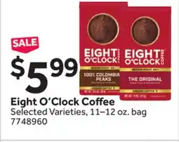 Stop&Shop Eight O'Clock Coffee offer