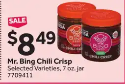 Stop&Shop Mr. Bing Chili Crisp offer
