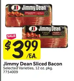 Stop&Shop Jimmy Dean Sliced Bacon offer