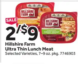 Stop&Shop Hillshire Farm Ultra Thin Lunch Meat offer