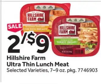 Stop&Shop Hillshire Farm Ultra Thin Lunch Meat offer