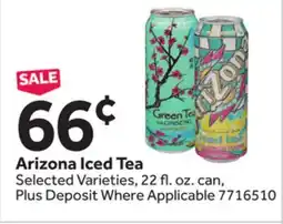 Stop&Shop Arizona Iced Tea offer