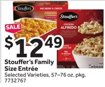 Stop&Shop Stouffer's Family Size Entrée offer