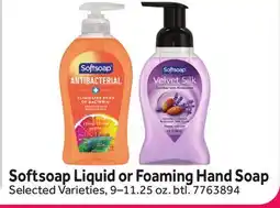 Stop&Shop Softsoap Liquid or Foaming Hand Soap offer