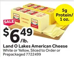Stop&Shop Land O Lakes American Cheese offer