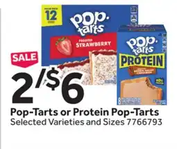 Stop&Shop Pop-Tarts or Protein Pop-Tarts offer
