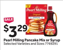 Stop&Shop Pearl Milling Pancake Mix or Syrup offer