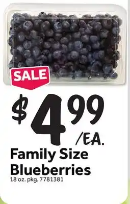 Stop&Shop Family Size Blueberries offer