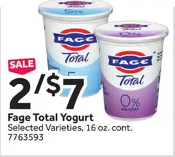 Stop&Shop Fage Total Yogurt offer