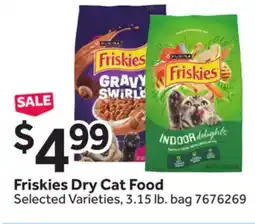 Stop&Shop Purina Friskies Dry Cat Food offer
