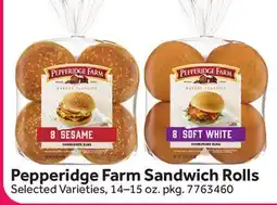 Stop&Shop Pepperidge Farm Sandwich Rolls offer