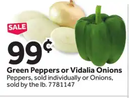 Stop&Shop Green Peppers or Vidalia Onions offer