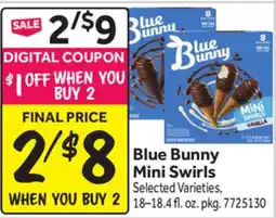 Stop&Shop Blue Bunny Mini Swirls offer