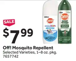 Stop&Shop Off! Mosquito Repellent offer