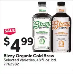 Stop&Shop Bizzy Organic Cold Brew offer