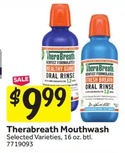 Stop&Shop Therabreath Mouthwash offer