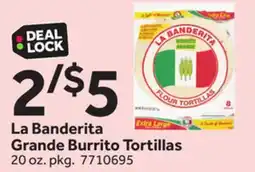 Stop&Shop La Banderita Grande Burrito Tortillas offer