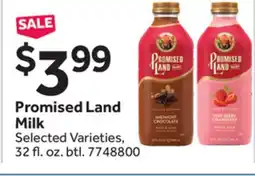 Stop&Shop Promised Land Milk offer