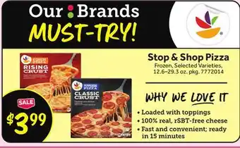 Stop&Shop Stop & Shop Pizza offer