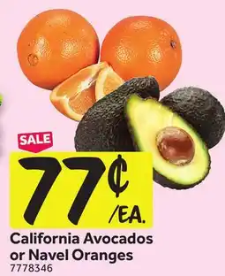 Stop&Shop California Avocados or Navel Oranges offer