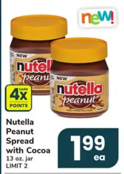 ACME Nutella Peanut Spread with Cocoa offer