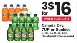 ACME Canada Dry, 7UP or Sunkist offer