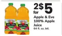 ACME Apple & Eve 100% Apple Juice offer