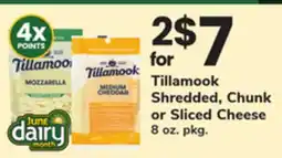 ACME Tillamook Shredded, Chunk or Sliced Cheese offer