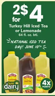 ACME Turkey Hill Iced Tea or Lemonade offer