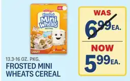 Kings Food Markets FROSTED MINI WHEATS CEREAL offer