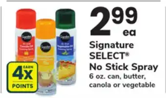 ACME Signature SELECT No Stick Spray offer
