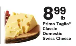 ACME Primo Taglio Classic Domestic Swiss Cheese offer