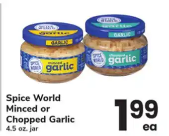 ACME Spice World Minced or Chopped Garlic offer