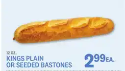 Kings Food Markets KINGS PLAIN OR SEEDED BASTONES offer