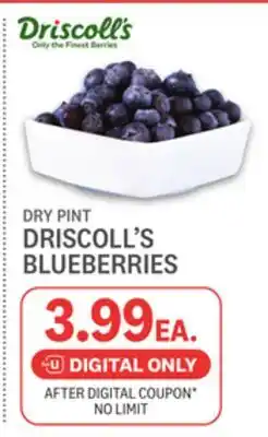 Kings Food Markets DRISCOLL'S BLUEBERRIES offer