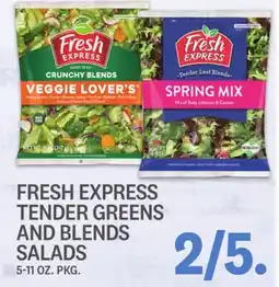 Kings Food Markets FRESH EXPRESS TENDER GREENS AND BLENDS SALADS offer