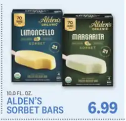 Kings Food Markets ALDEN'S SORBET BARS offer